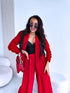 Red, ONE SIZE jacket + red top